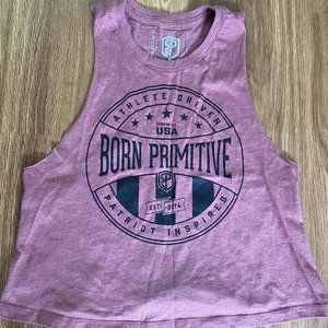 size small Born Primitive crop top